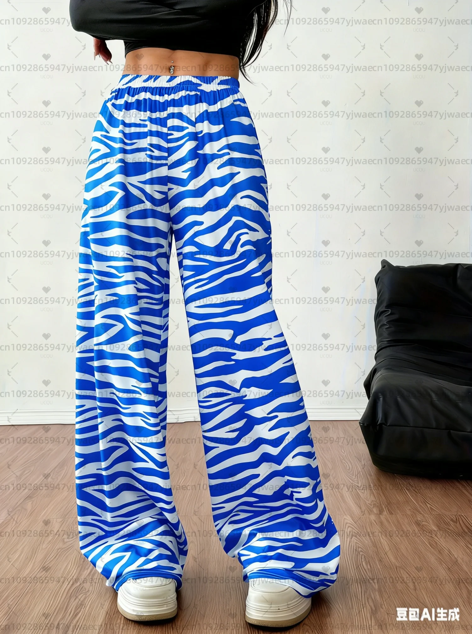 2026 Summer women zebra print loose Long Pants Women Pajamas Pants Casual Daily Long Pants Men Women Pajamas Trousers