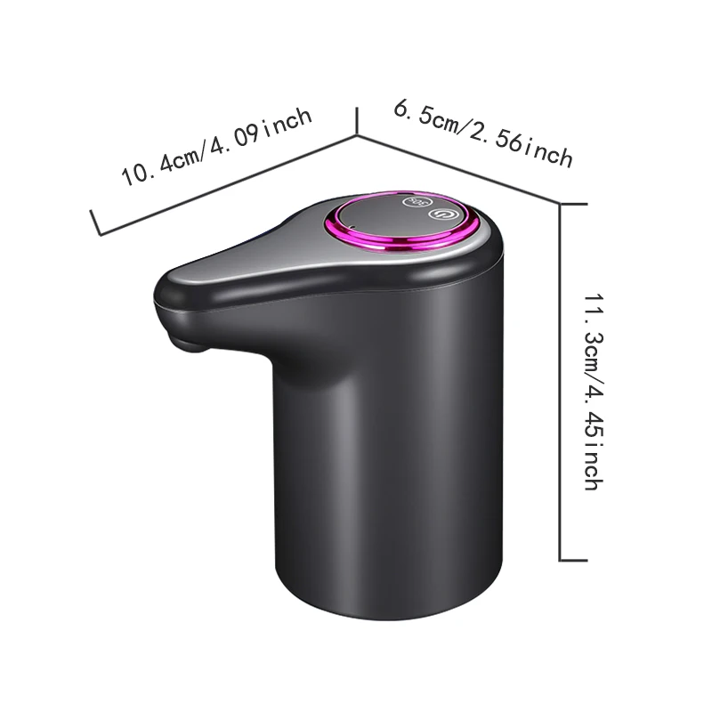 Electric Water Pump, Intelligent Household Bottled Purified Water Automatic Water Dispenser, USB Charging