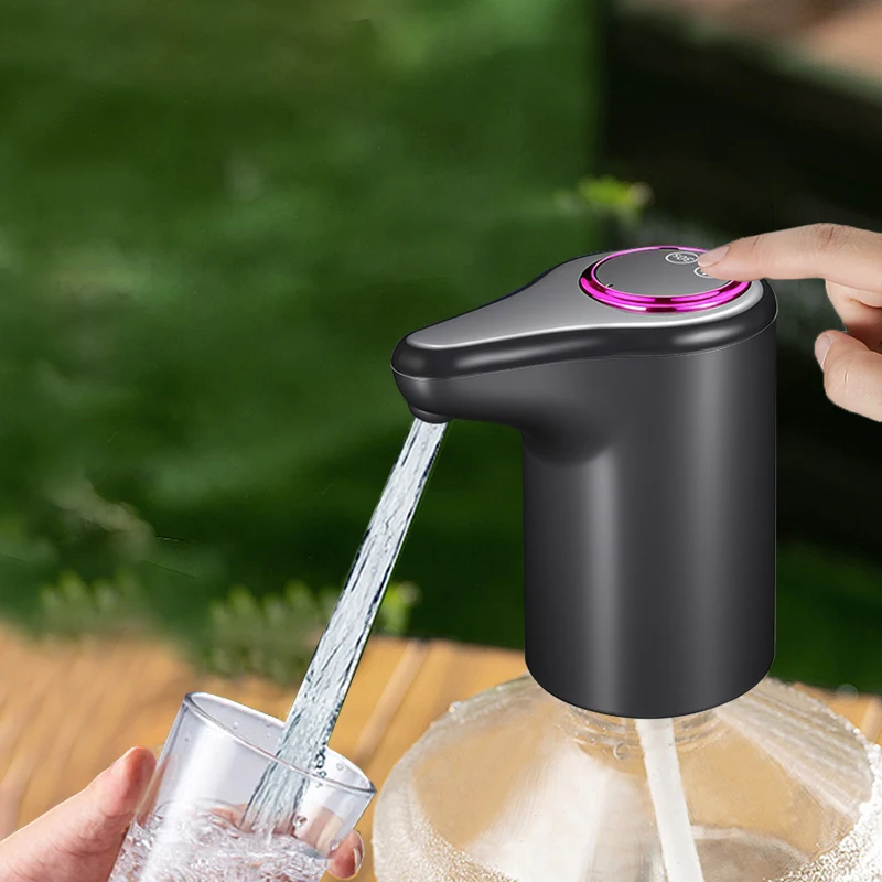Electric Water Pump, Intelligent Household Bottled Purified Water Automatic Water Dispenser, USB Charging
