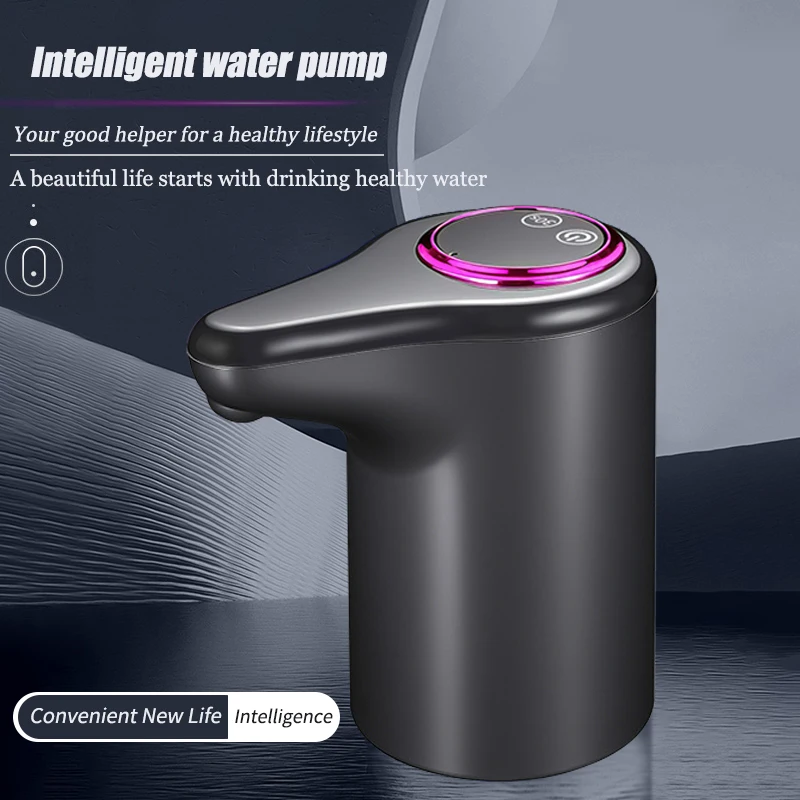 Electric Water Pump, Intelligent Household Bottled Purified Water Automatic Water Dispenser, USB Charging
