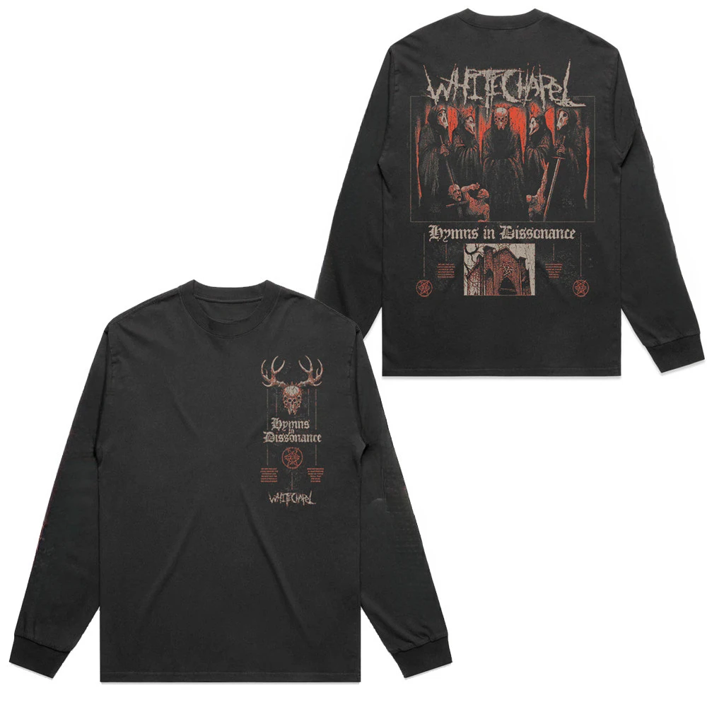 Hot 2026 Whitechapel Band - White Chapel Rock American Retro Vintage Casual Men's Loose Long-Sleeved T-Shirt Sweatshirt