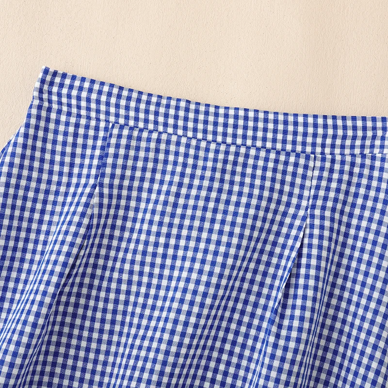 2026 Summer Elastic Waist Plaid Midi Skirt ZANZEA Elegant Women Work OL Skirts Stylish A-line Jupes Casual Holiday Faldas Saia