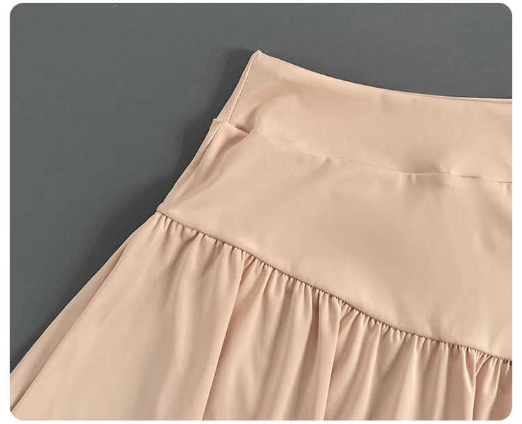 Women High Waist Ruffle Athletic Skort Built-in Liner Shorts Quick Dry Breathable Tennis Fitness Running Workout Sports Skirt