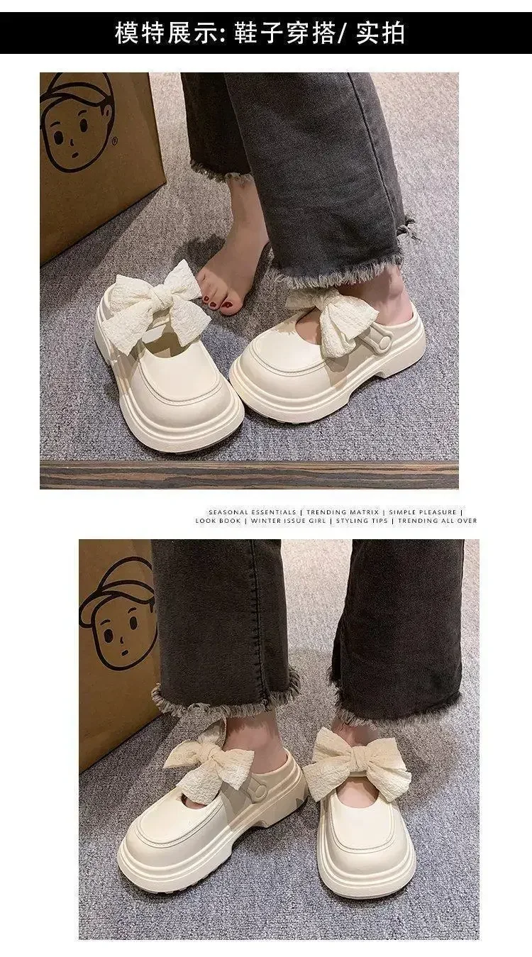 2026 New EVA Women's Bowknot Slippers Summer Soft Outdoor Lightweight Casual Sandals Slippers Plus Non-slip Beach Shoes Women's