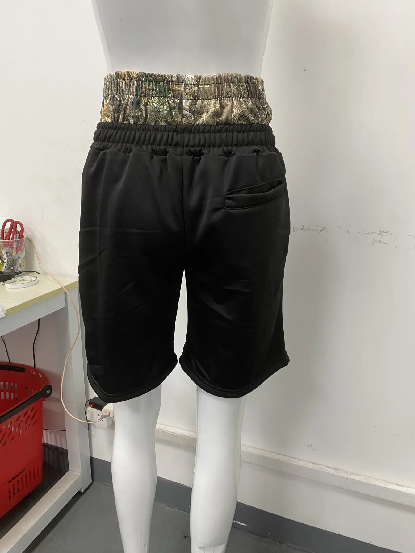 European American High Street Trend Double Waisted Seven quarter Shorts Men's Loose Fashionable Casual Exercise Shorts Women's