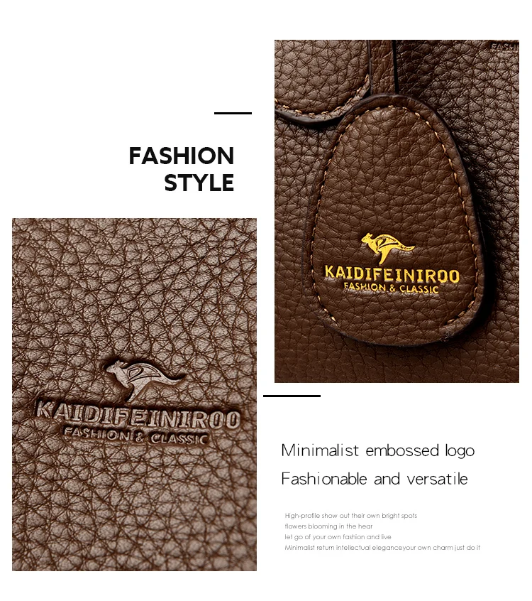 3-layer Design Women's Handbags Luxury Shoulder Crossbody Bags High Quality Soft Leather Bag Ladies Fashion Messenger Sac A Main