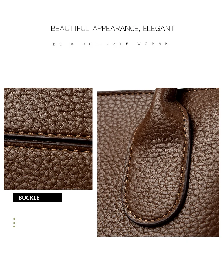 3-layer Design Women's Handbags Luxury Shoulder Crossbody Bags High Quality Soft Leather Bag Ladies Fashion Messenger Sac A Main