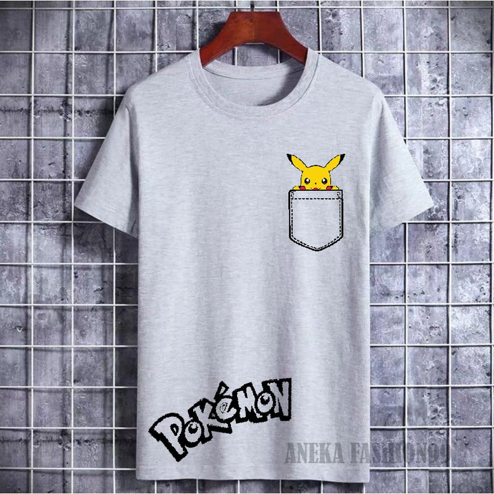 2026 Summer Pokémon Anime Pikachu 100% Pure Cotton Printed T-shirt Men Harajuku Loose Casual Versatile Short-sleeved Top Y2k