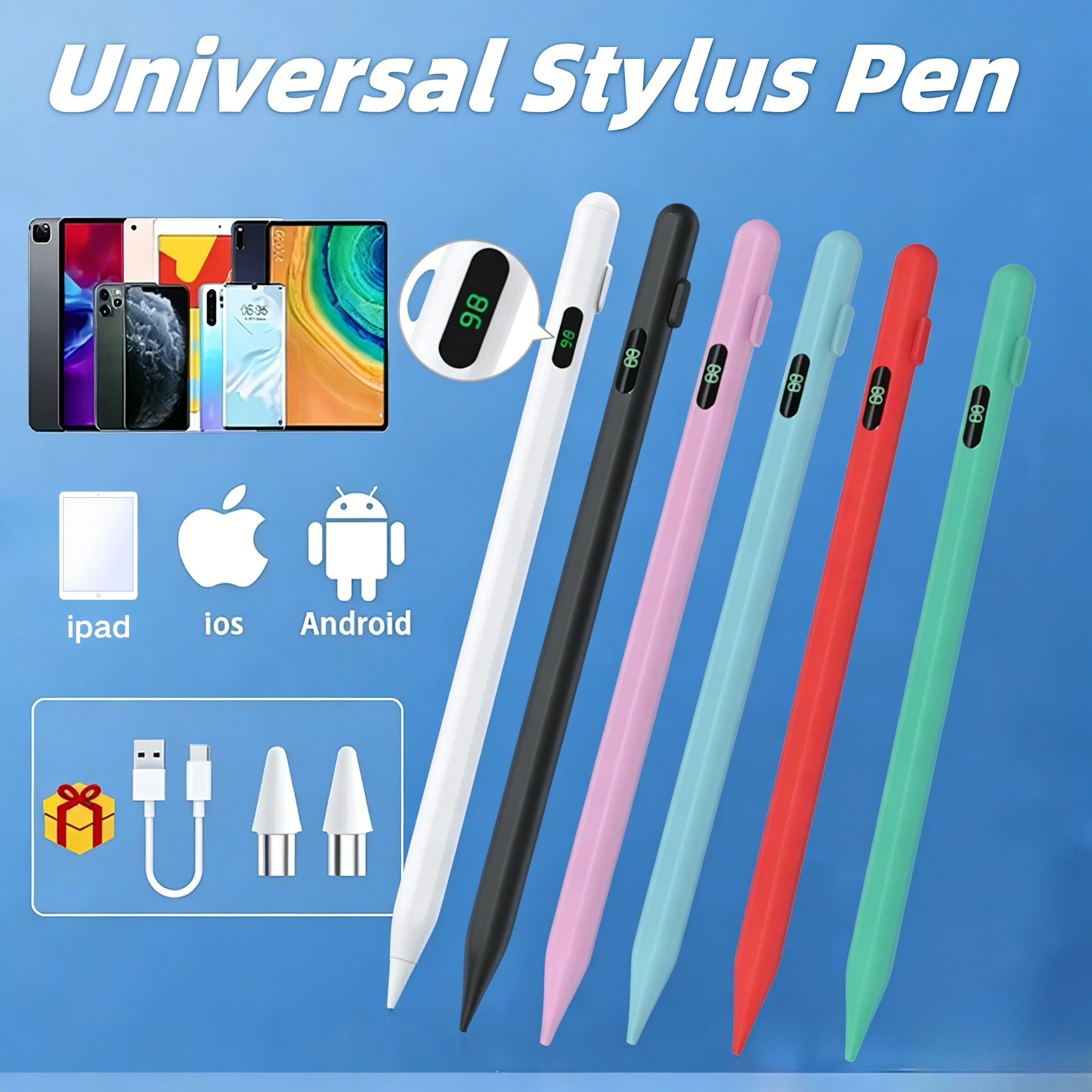 Universal Stylus For Huawei Android Samsung Mobile Phone Xiaomi Stylus With Magnetic Function Apple Stylus Tablet Ipad Pen