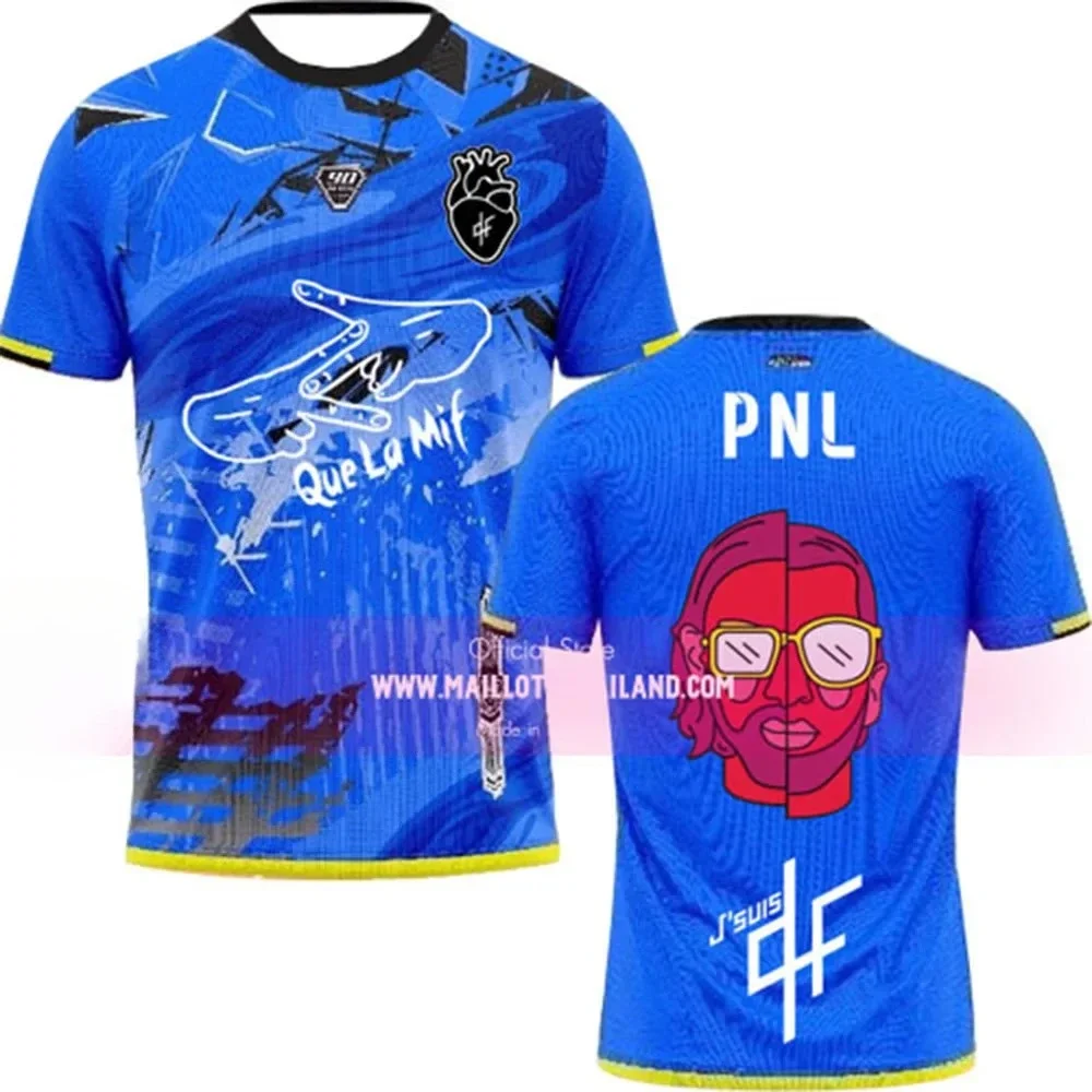 2026 New Summer New Maillots Thailande Maillots PNL Tee Children Adult Top O-Neck Loose Breathable Men Women Sports T-Shirt