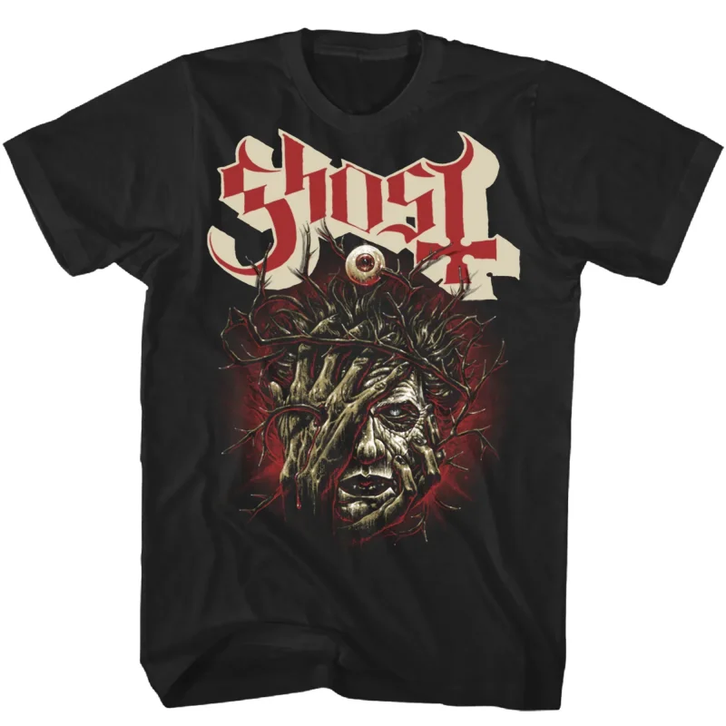 Ghost Swedish Heavy Metal Ghost Rock Band Casual T-Shirt Men's and Women's Luxury Band Brand Top Rock