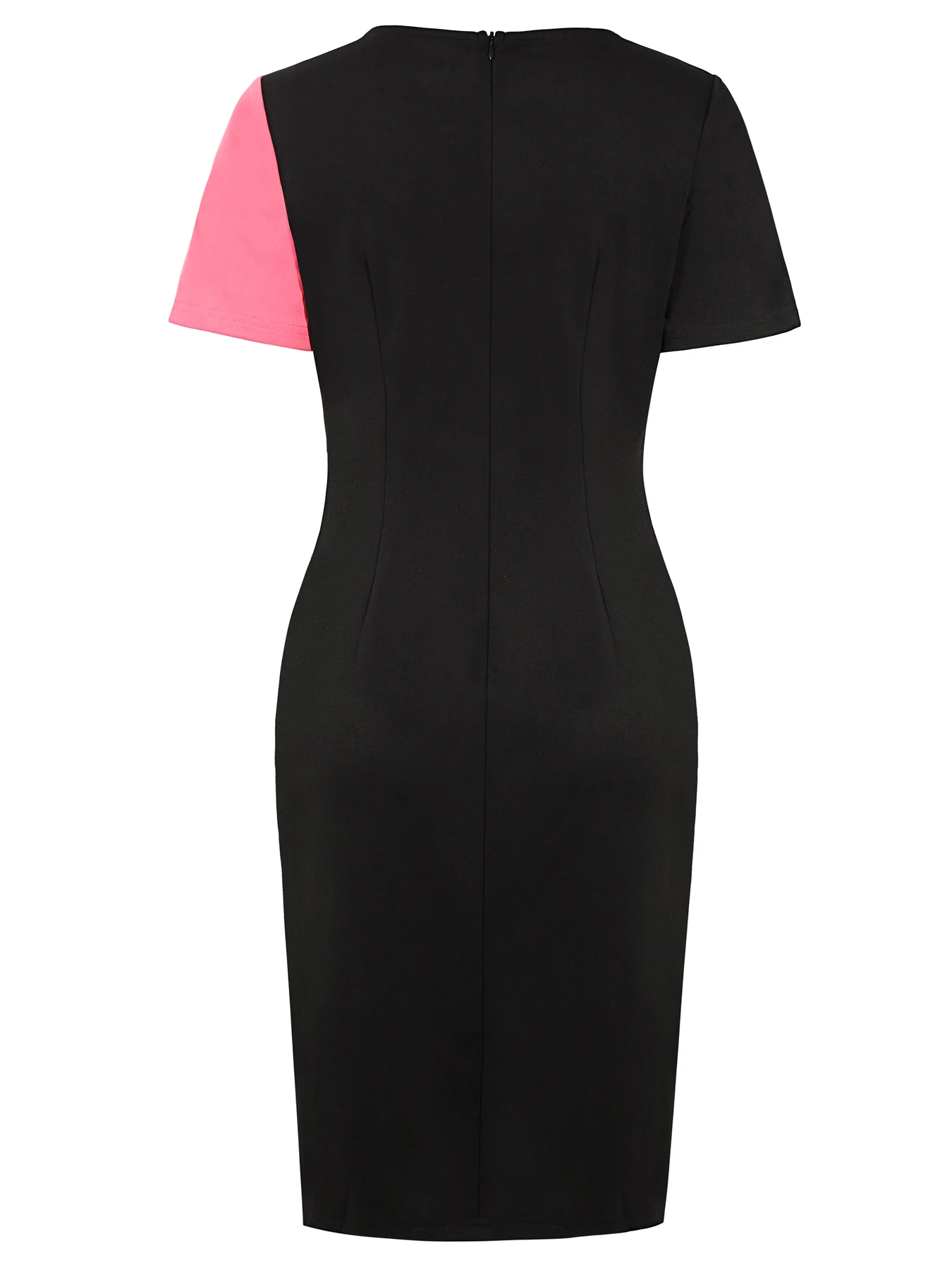 Plus Size Dress Women Ruched Crew Neck Sleeveless Solid Color Bodycon Sheath Cocktail Party Dress S-5XL Vestidos