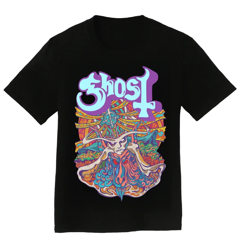 Ghost Swedish Heavy Metal _ Ghost Rock Band Casual T-Shirt Men's and Women's Luxury Band Brand Top 2026 New