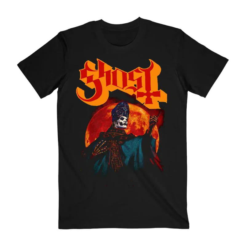 Ghost Swedish Heavy Metal _ Ghost Rock Band Casual T-Shirt Men's and Women's Luxury Band Brand Top 2026 New