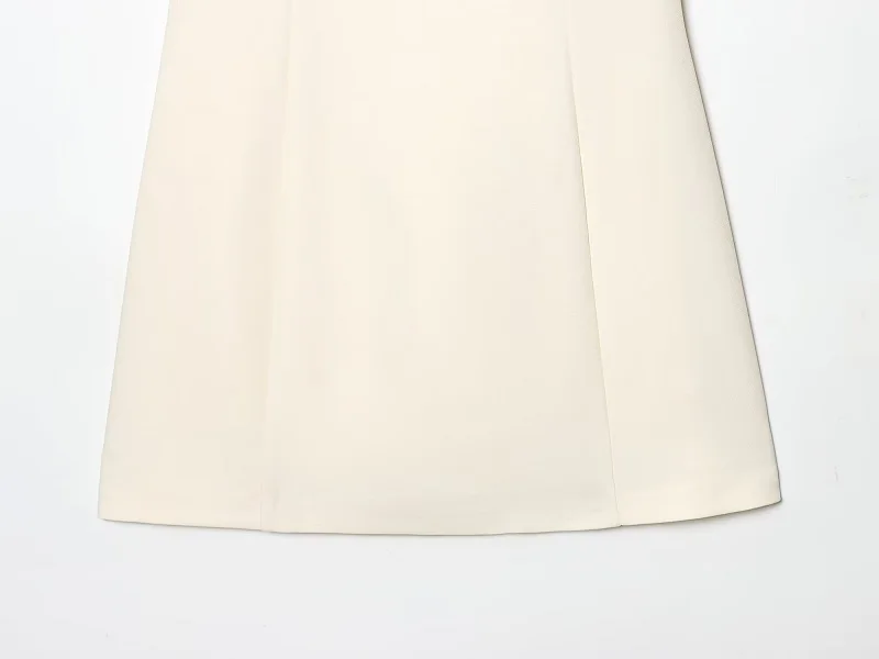 MUJER 2026 Pleated Short Dresses for Women Yellow Holiday Women's Dresses Elegant Party Dresses Woman Short Sleeve Formal Dress