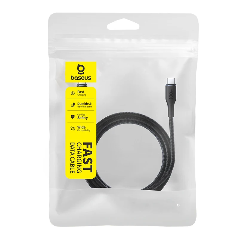 Baseus 100W Fast Charging Data Cable USB-C to USB-C For iPhone 17 16 Series Samsung PD3.0 QC3.0 PPS FCP SCP AFC Quick Charging
