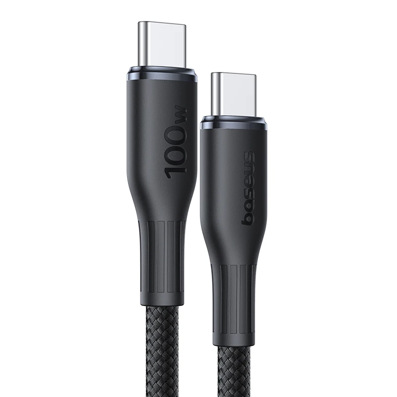 Baseus 100W Fast Charging Data Cable USB-C to USB-C For iPhone 17 16 Series Samsung PD3.0 QC3.0 PPS FCP SCP AFC Quick Charging