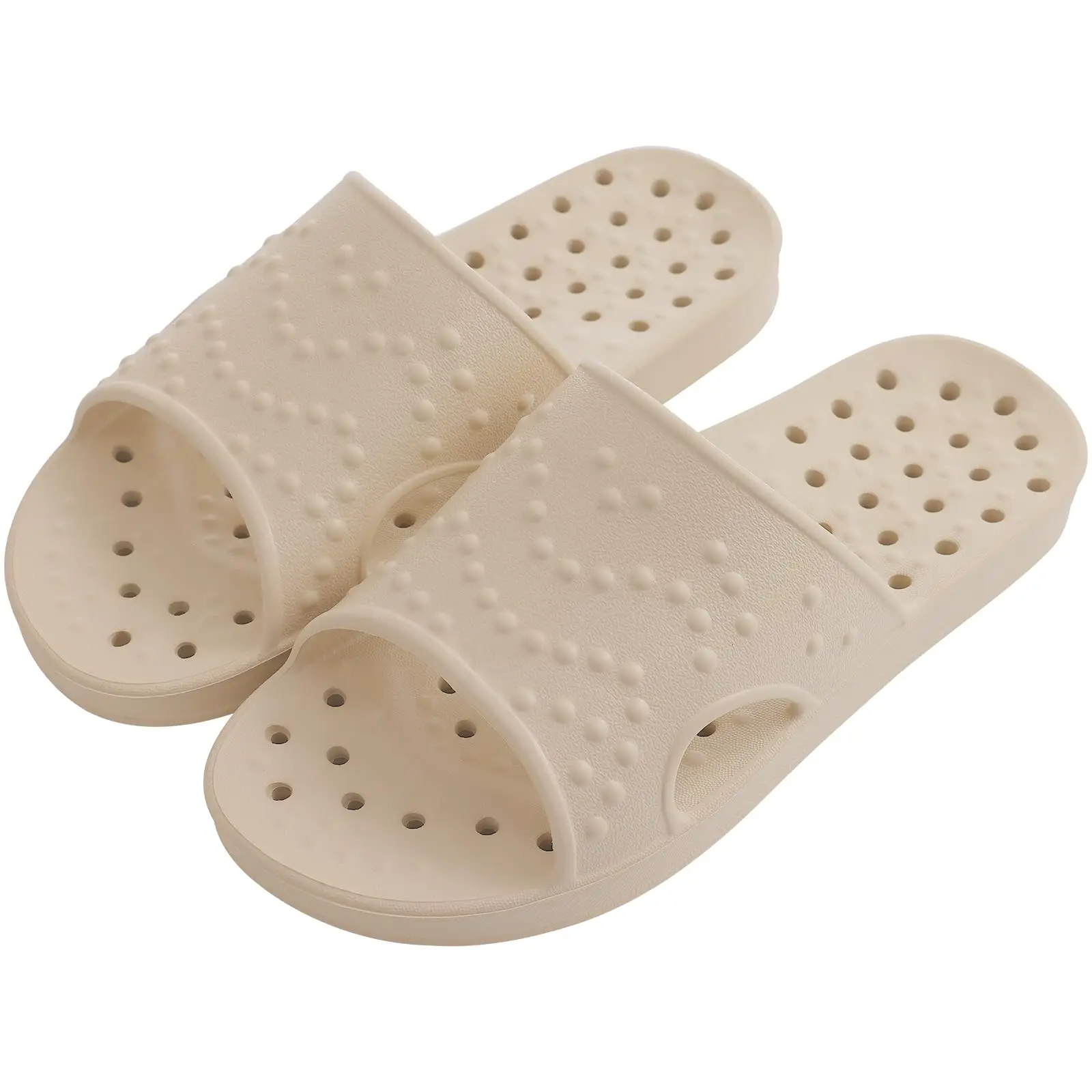 Smile Super Soft Shower Slippers For Women Men Light Non-slip Indoor Slides Quick Drying Bathroom Slippers With Arch Support
