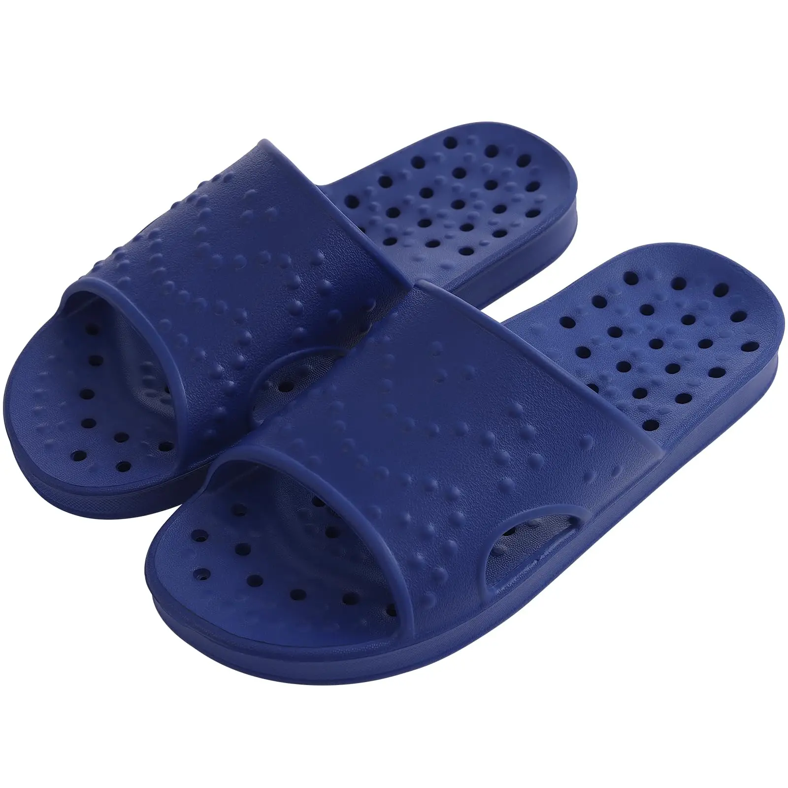 Smile Super Soft Shower Slippers For Women Men Light Non-slip Indoor Slides Quick Drying Bathroom Slippers With Arch Support