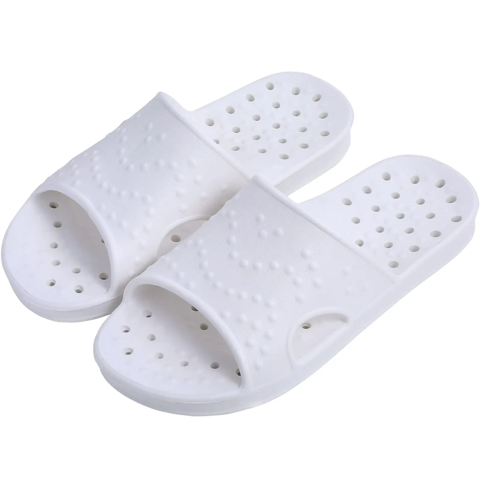 Smile Super Soft Shower Slippers For Women Men Light Non-slip Indoor Slides Quick Drying Bathroom Slippers With Arch Support