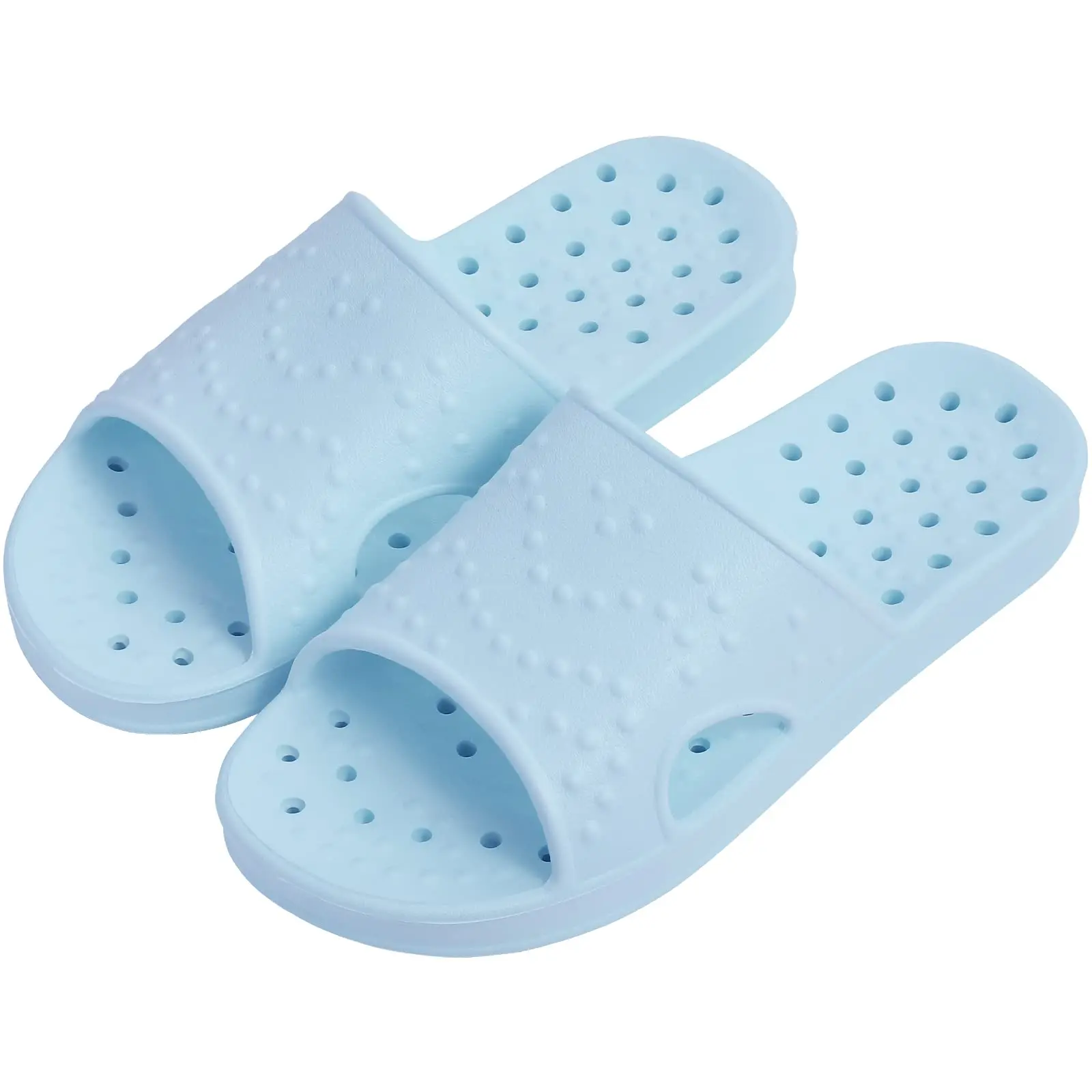 Smile Super Soft Shower Slippers For Women Men Light Non-slip Indoor Slides Quick Drying Bathroom Slippers With Arch Support