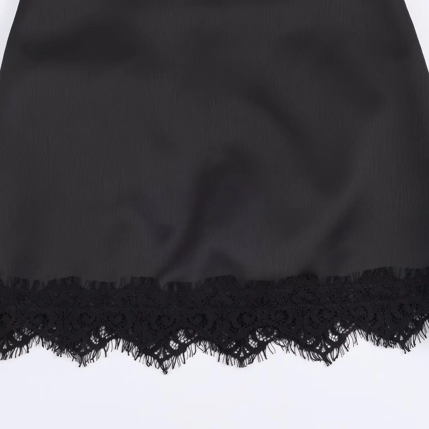 Koekop 2026 Women's Fashion Lace trim Skirt Pants Vintage High Waist Women's Chic Ladies Wipe Mini Skirt