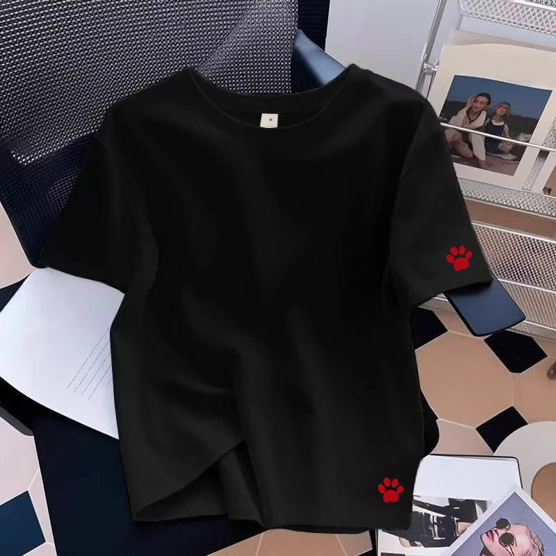 Women's Cotton Loose T-shirt Short Sleeve Fashion Casual Hot Sales New Summer Comfortable Daily Outdoors Jogging Quality Simple