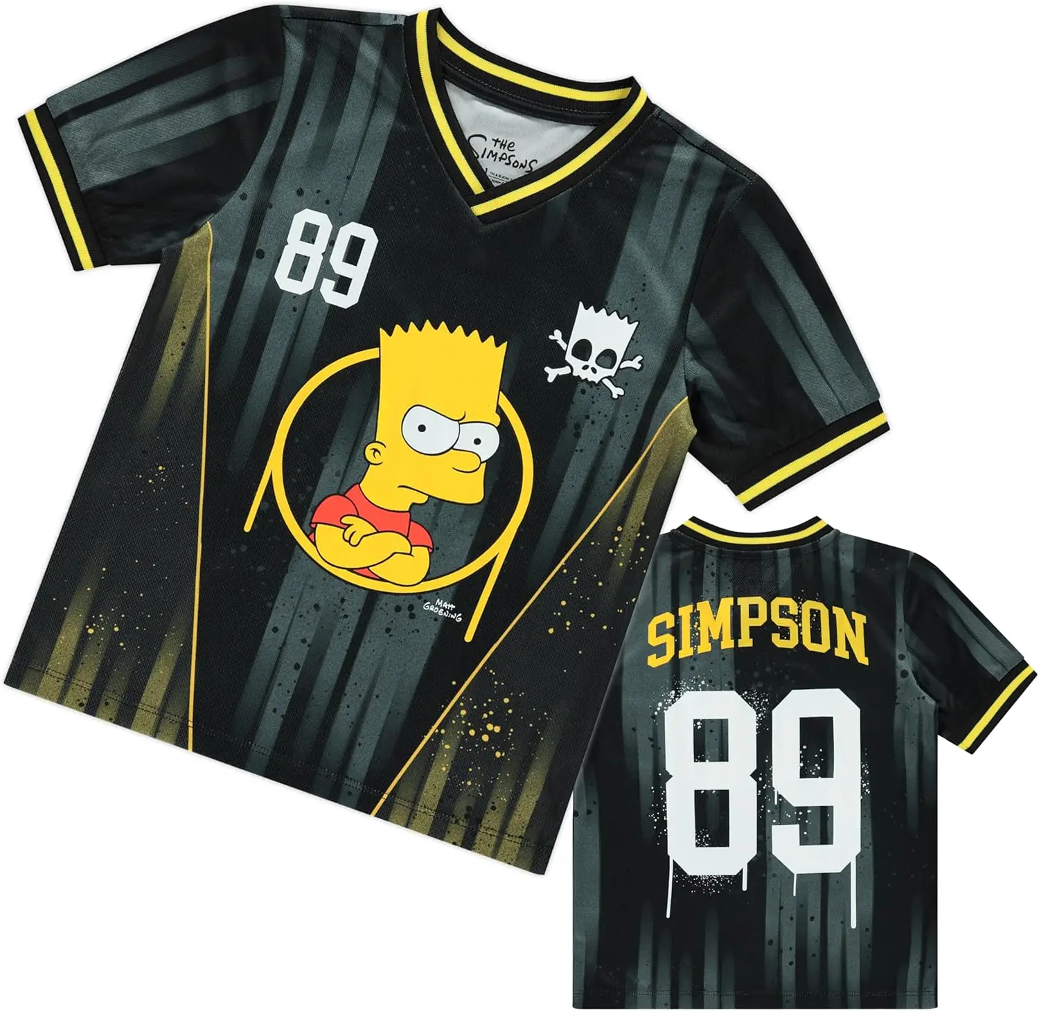 THE SIMPSONS Children's Shorts, Moisture-wicking and Quick-drying, Casual Five-inch Shorts for Older Children