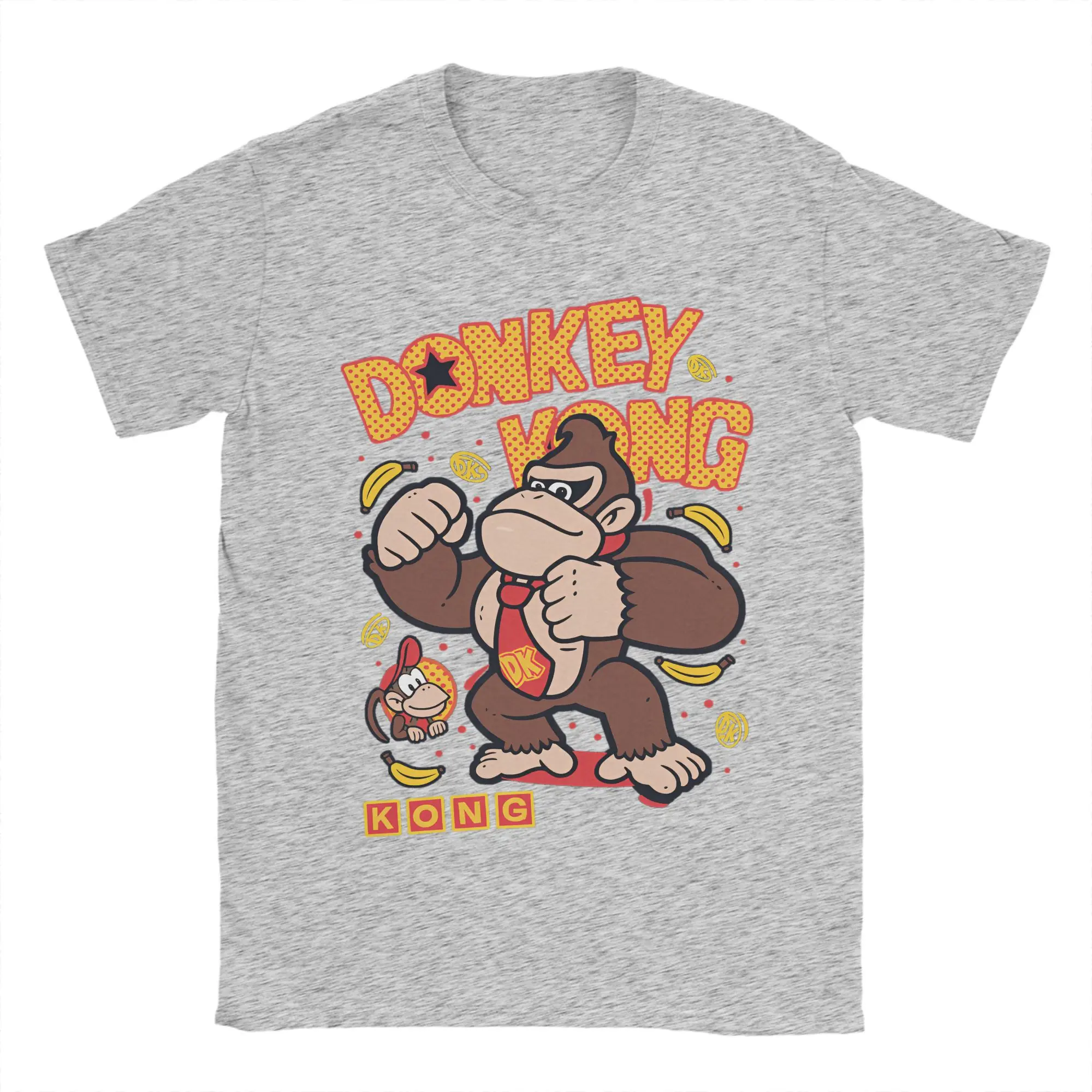 Funky Kong Game Graphics Cotton Shirt 2026 Summer New Short Sleeve Men's Women's Fashion Hip-hop T-shirt Fan Gifts T Shirt