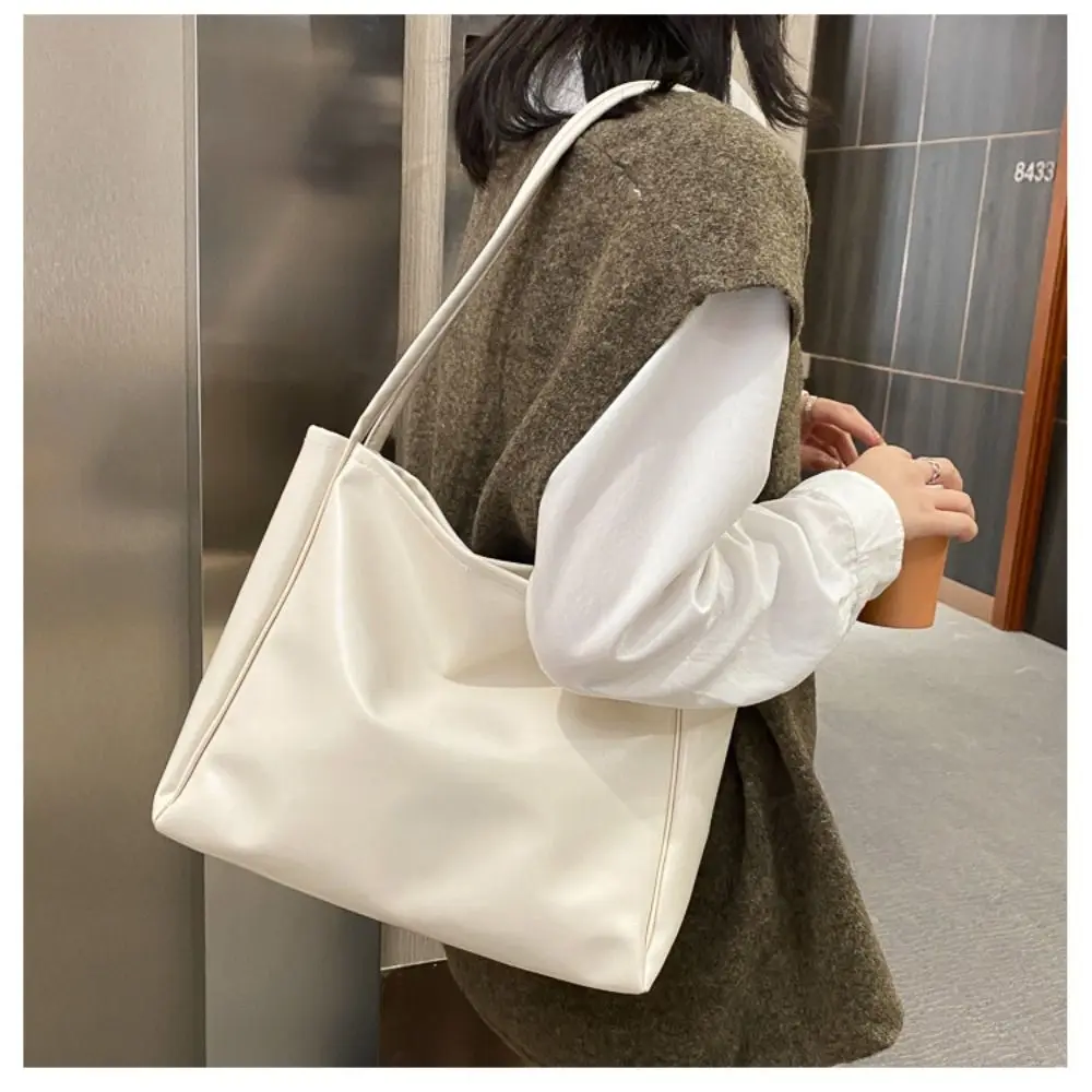 Fashion PU Tote Bag Large Capacity Crossbody Bag Shoulder Bag Women