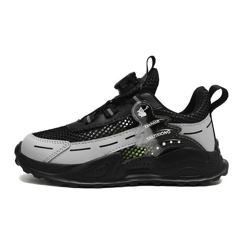 Fashion Mesh Kids Running Shoes Youngsters Teens Casual Walking Students Sneakers Breathable Soft Children Outdoor Sports Tennis
