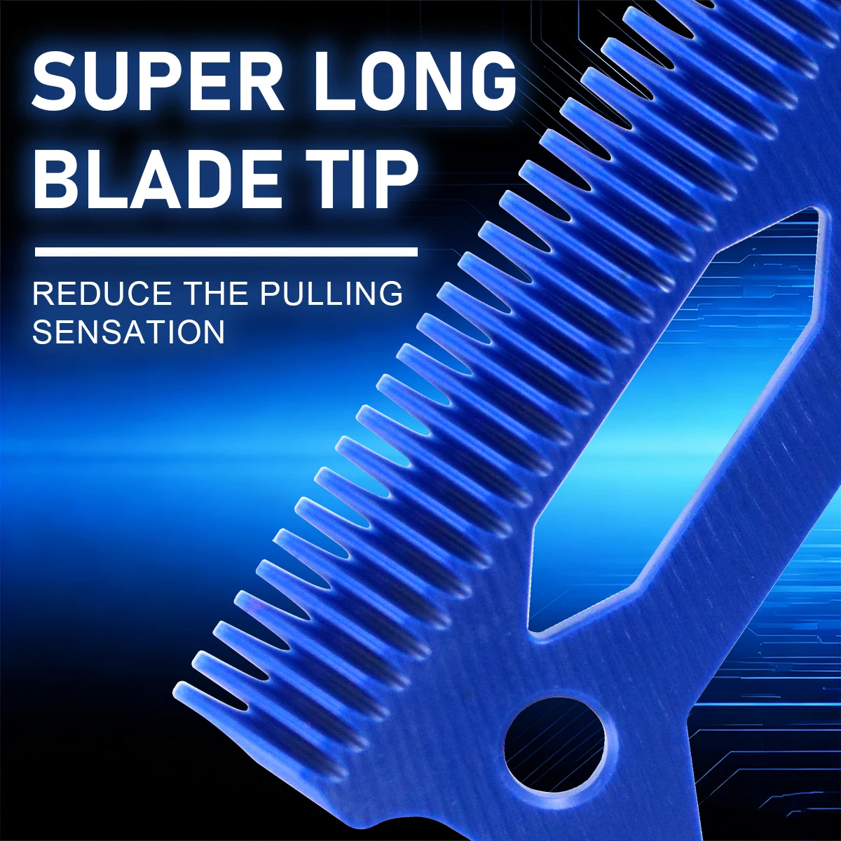 Zircon Long Teeth Moving Blade PHANTECHO for JUCAI JC06 8148 V003 R66 Madeshow Wmark CRUNCH Professional Clipper Replacement