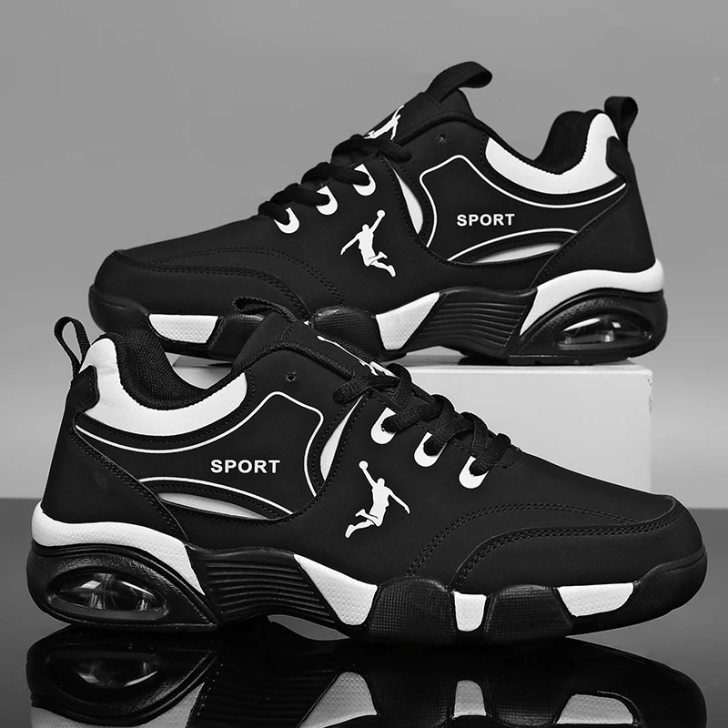 Artificial Leather Men Causal Shoes Male Spring Men Casual Light Shoes Sneakers Lac-up Flats Breathable Outdoors Sapato