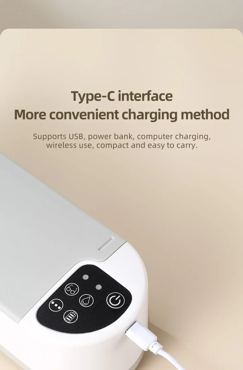 2026 New Small Household Large Capacity Dental Jewelry Cleaner Multifunctional Vibration Cleaning Machine Type-C Charging