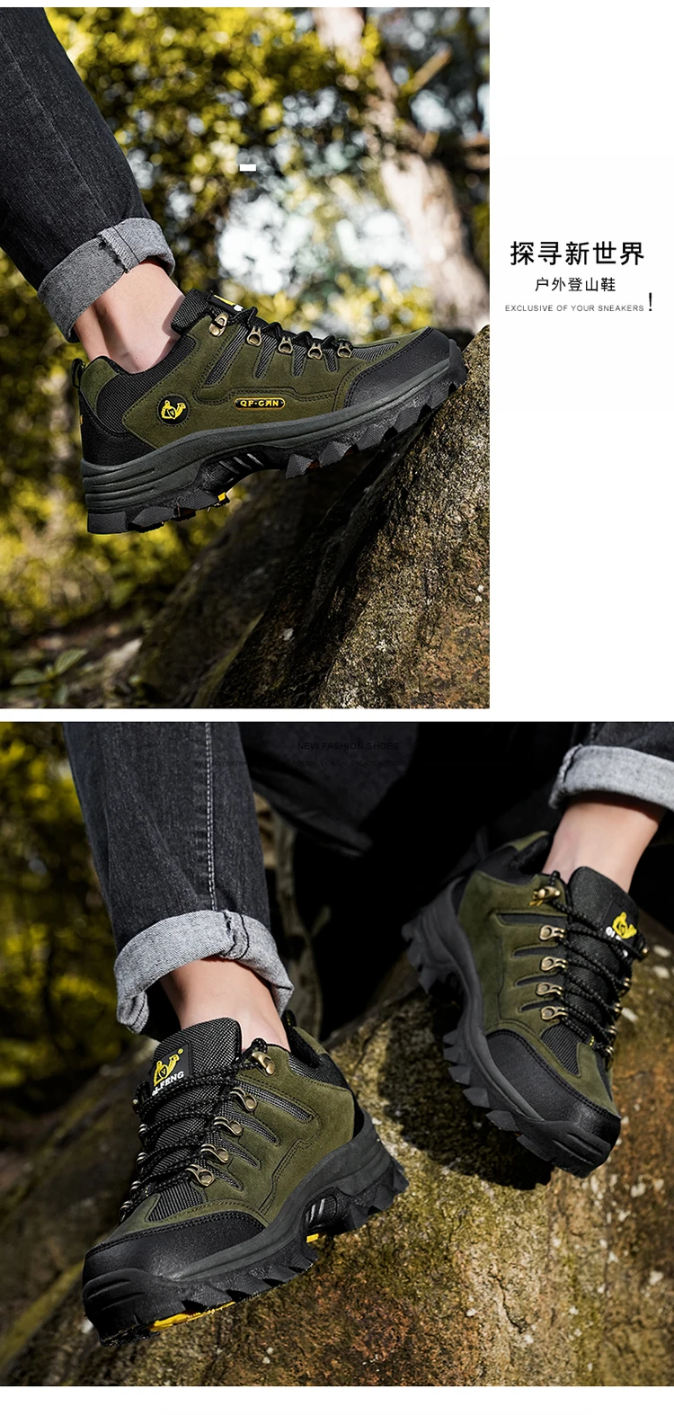 Winter Casual Shoes Men Leather Comfortable Walkng Shoes Autumn Classic Outdoor Sneakers Women High Top Hiking Sneakers Lace Up