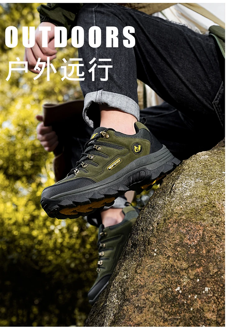 Winter Casual Shoes Men Leather Comfortable Walkng Shoes Autumn Classic Outdoor Sneakers Women High Top Hiking Sneakers Lace Up
