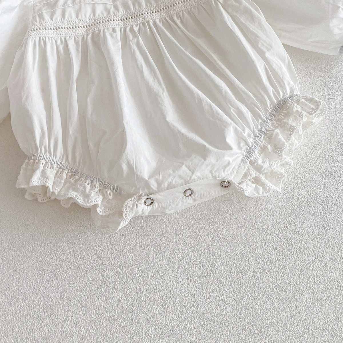 Spring Baby Girls Rompers Sweet Newborn Cozy Long Sleeve Peter Collar Onesies Baby Ruffles Bodysuits for Baby Girl Clothes 0-24M