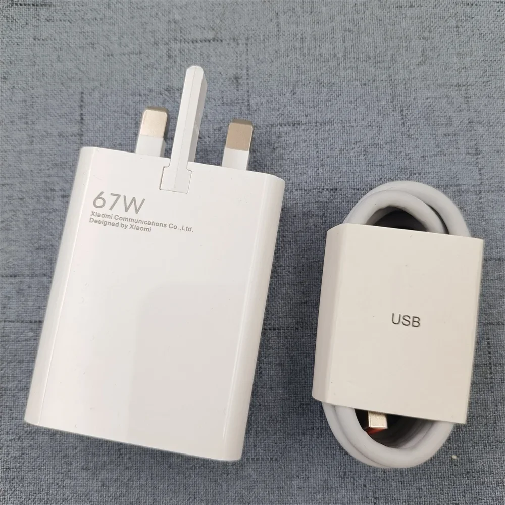 67W UK Xiaomi Charger Phone Usb C Turbo HyperCharge Chargeur Xiao Mi 15T 14 13 T 12 11 Pro 10 Redmi Note 1514 13 K60 Pad 8 7 6