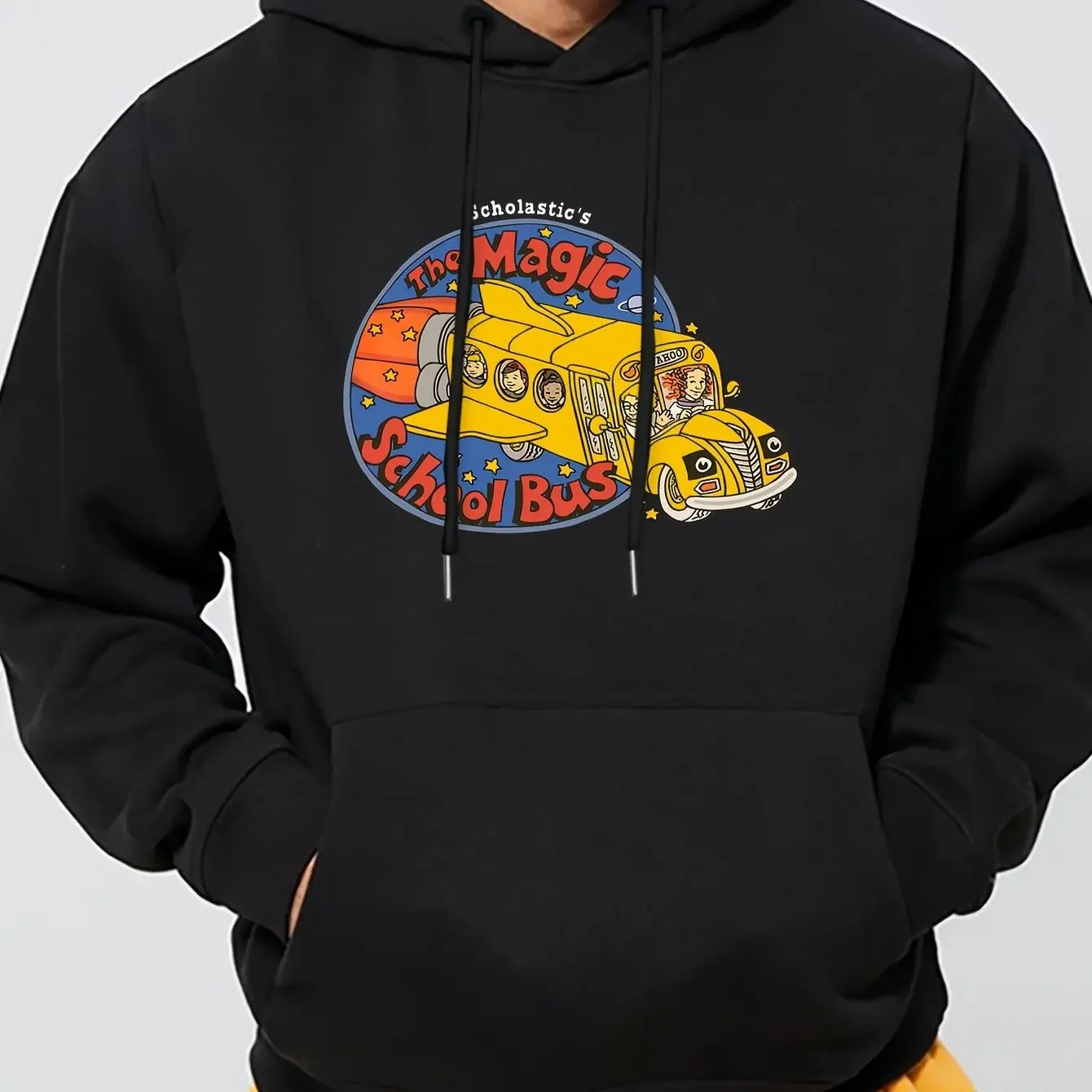 2026 New Men's Trendy Hooded Sweatshirt, Casual Daily Drawstring Hoodie, Front & Back Print Sport Pullover anime hoodie
