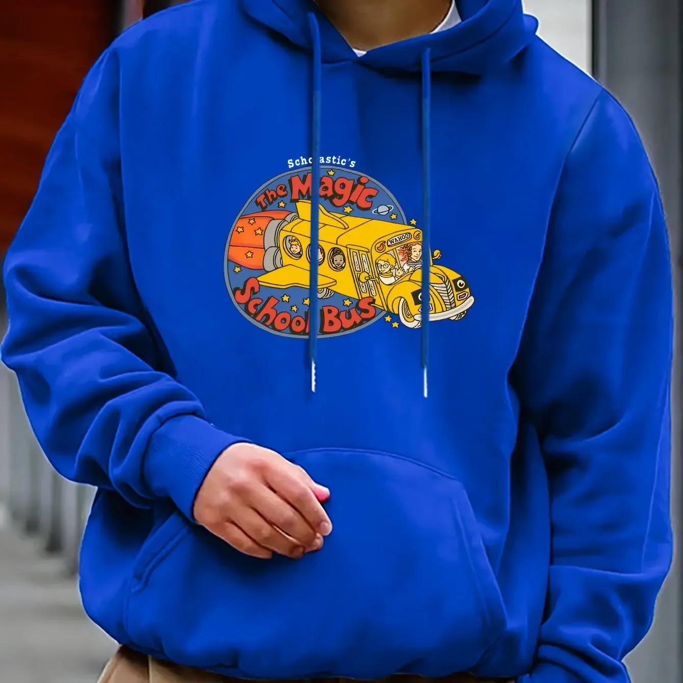 2026 New Men's Trendy Hooded Sweatshirt, Casual Daily Drawstring Hoodie, Front & Back Print Sport Pullover anime hoodie