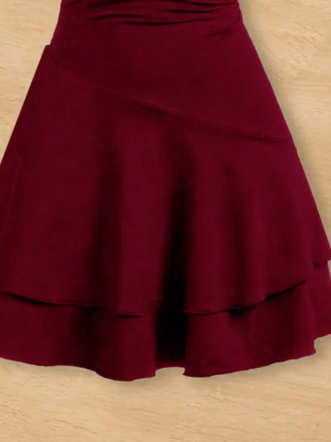 2026 girls' fashionable dress with waist cinching and slimming effect, backless cross tie dress, children's clothing 1