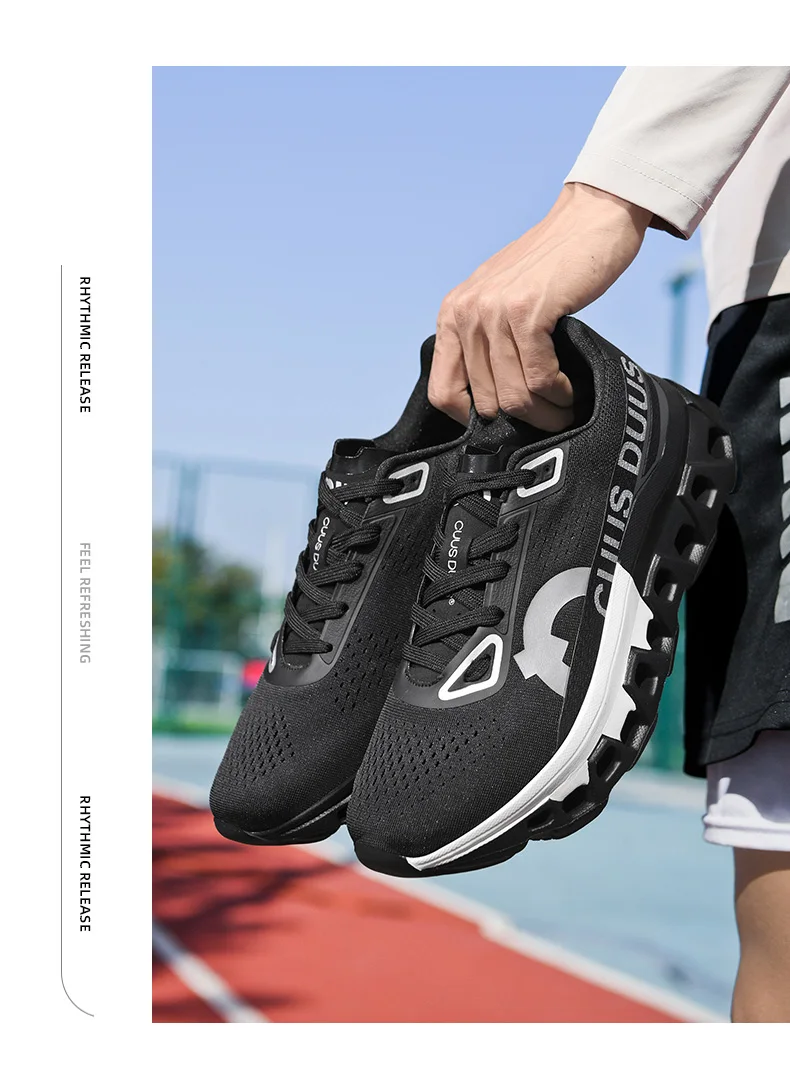 Men's Cushioning Running Shoes Lightweight Athletic Casual Sneakers Male Non-Slip Sports Shoes Outdoor Travel Walking Shoes