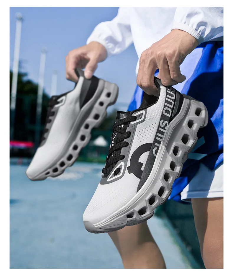 Men's Cushioning Running Shoes Lightweight Athletic Casual Sneakers Male Non-Slip Sports Shoes Outdoor Travel Walking Shoes
