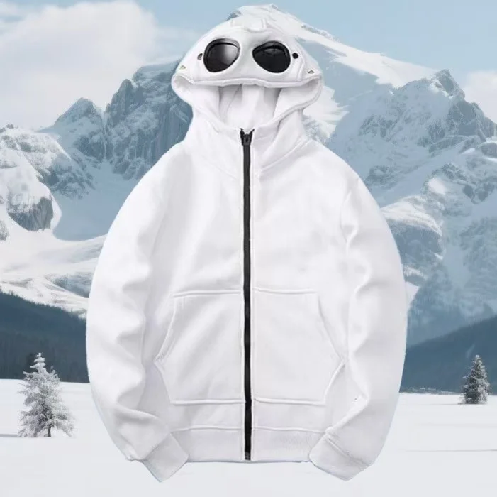 2026 Spring and Autumn New Trendy Brand Trendy Style Men's Casual Couple Same Style Round Lens Style Cotton Hoodie