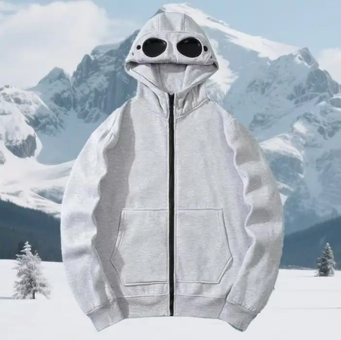 2026 Spring and Autumn New Trendy Brand Trendy Style Men's Casual Couple Same Style Round Lens Style Cotton Hoodie