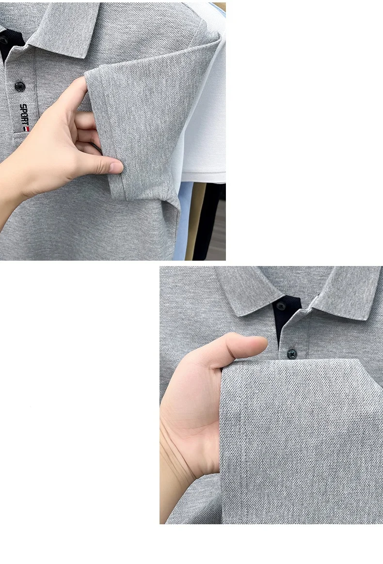 100% pure cotton short sleeve polo shirt summer breathable men's T-shirt designer brand Paul Pony embroidery fashion casual top