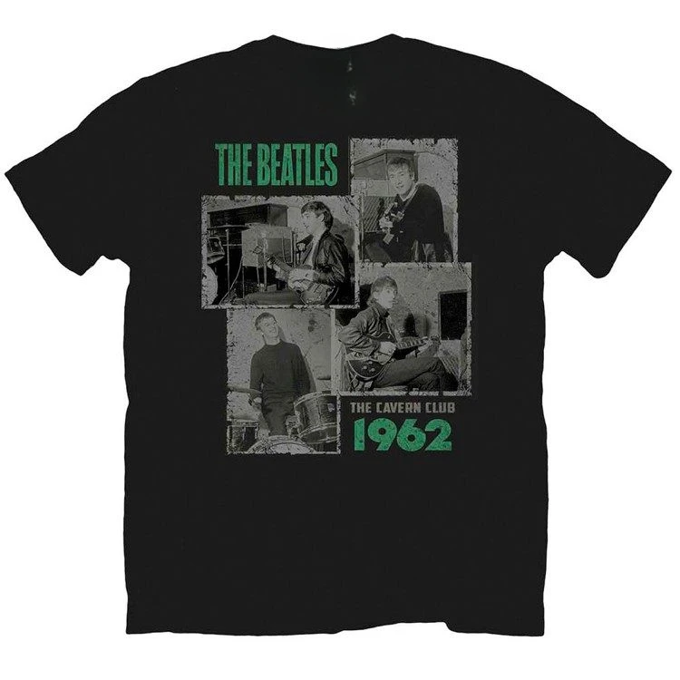 The Beatles 1962 The Cavern Club Casual T-shirt Men's and Women's Luxury Band Brand Top 2026 New