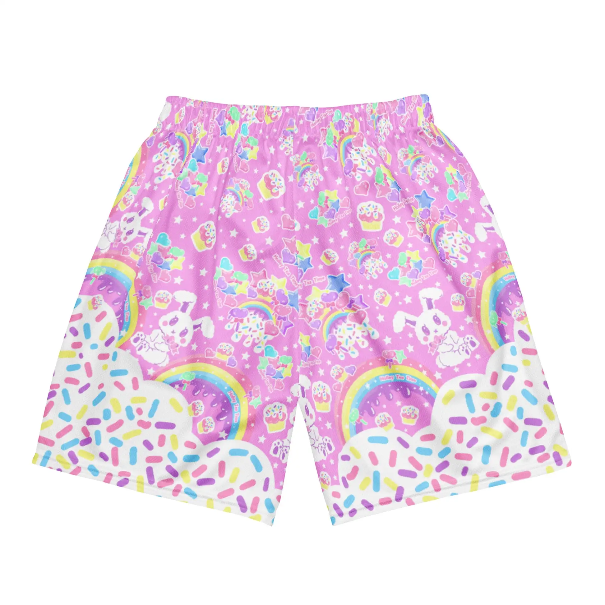 Summer Dream Sweetheart Cake Series Casual Shorts Adult Large Breathable Quick Drying Beach Shorts Kids Kawaii Party Dressing
