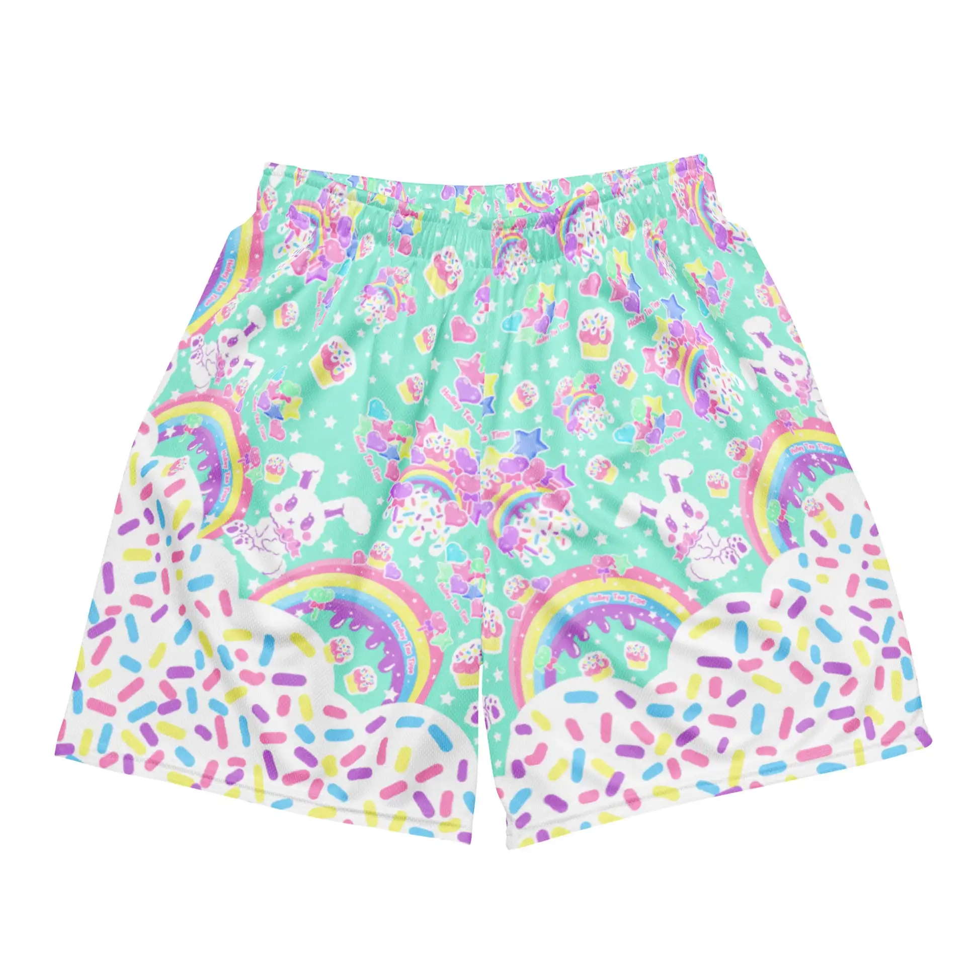 Summer Dream Sweetheart Cake Series Casual Shorts Adult Large Breathable Quick Drying Beach Shorts Kids Kawaii Party Dressing