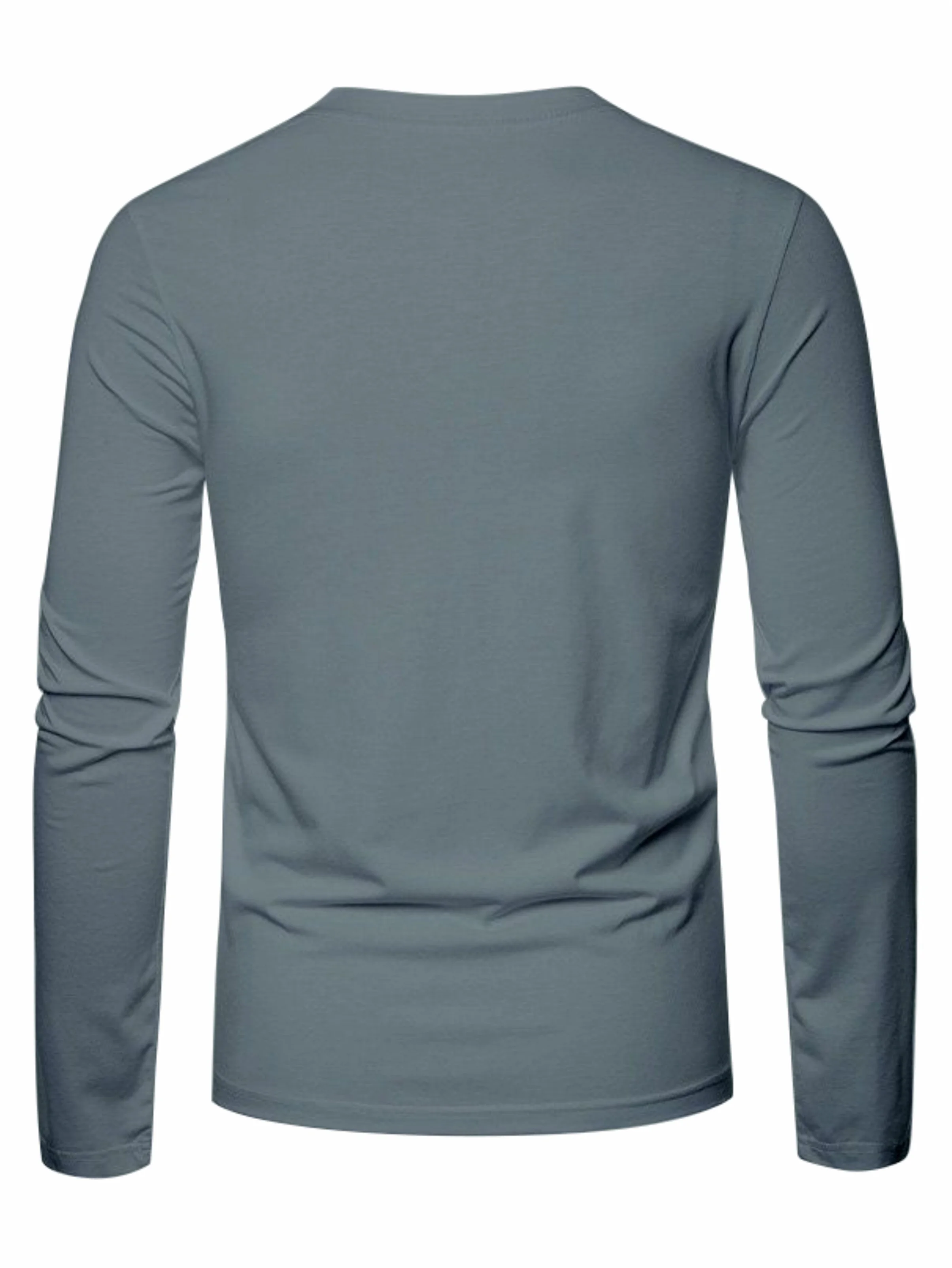 Men's 100% Pure Cotton Loose and Comfortable Casual Sports THE ORIGINALS Letter Printed Round Neck Long Sleeved T-Shirt Top